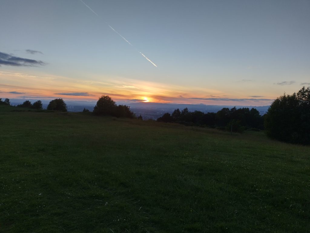 sunset from Cathkin Brae